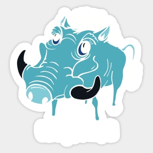 Oh! I got inverted! The warthog that got inverted by mistake. Just for fun. Sticker